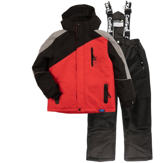 Flash Red Boys Snowsuit Set