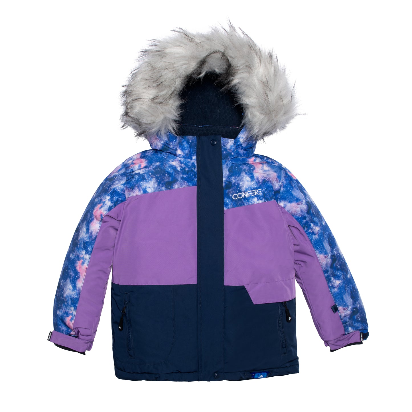 Navy Billow Charm  Girls Snowsuit Set