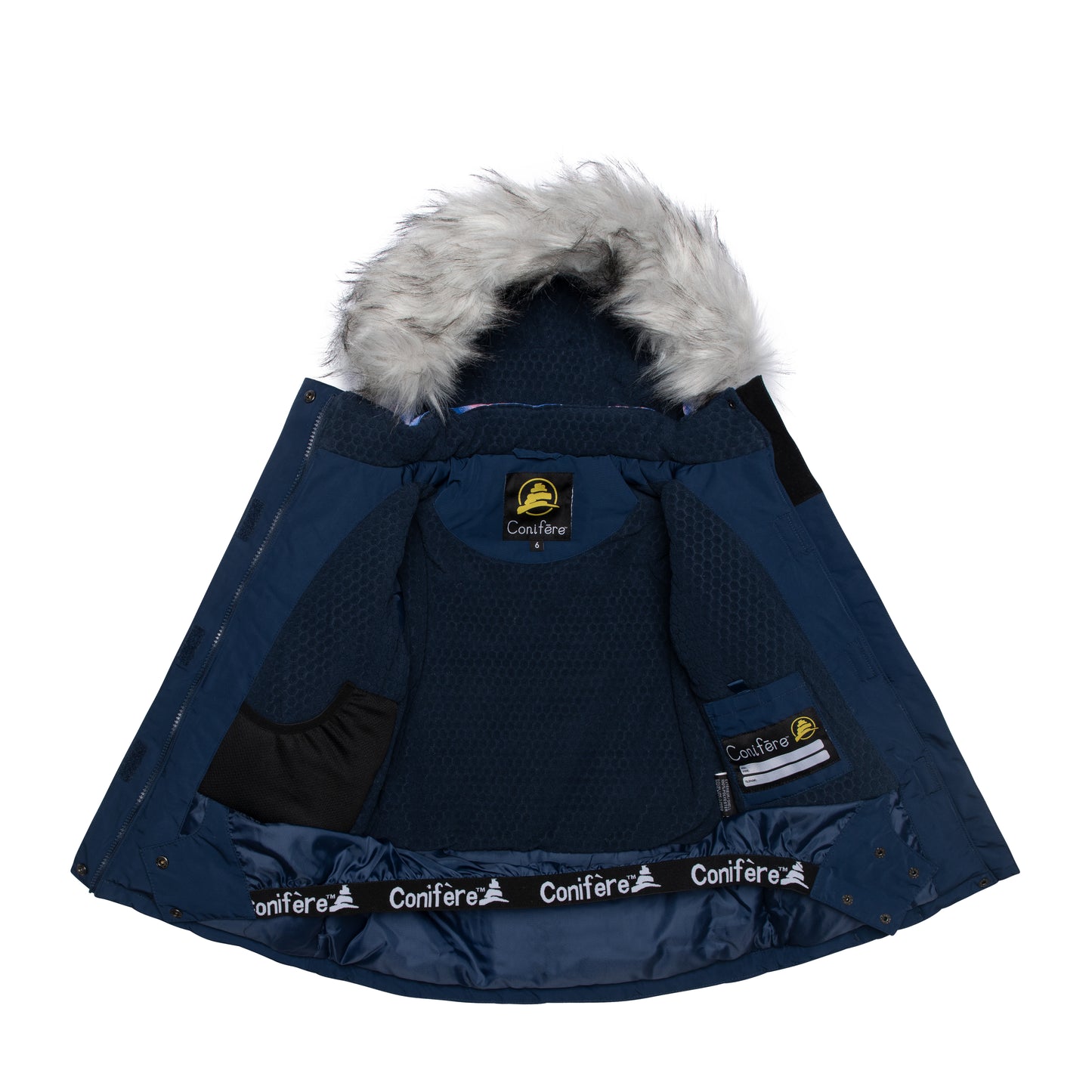 Navy Billow Charm  Girls Snowsuit Set