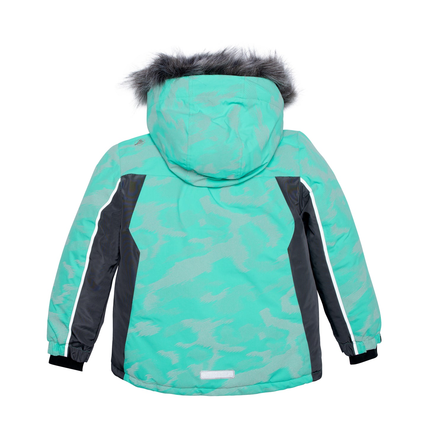 Habit de Neige Plume Turquoise pour Fille