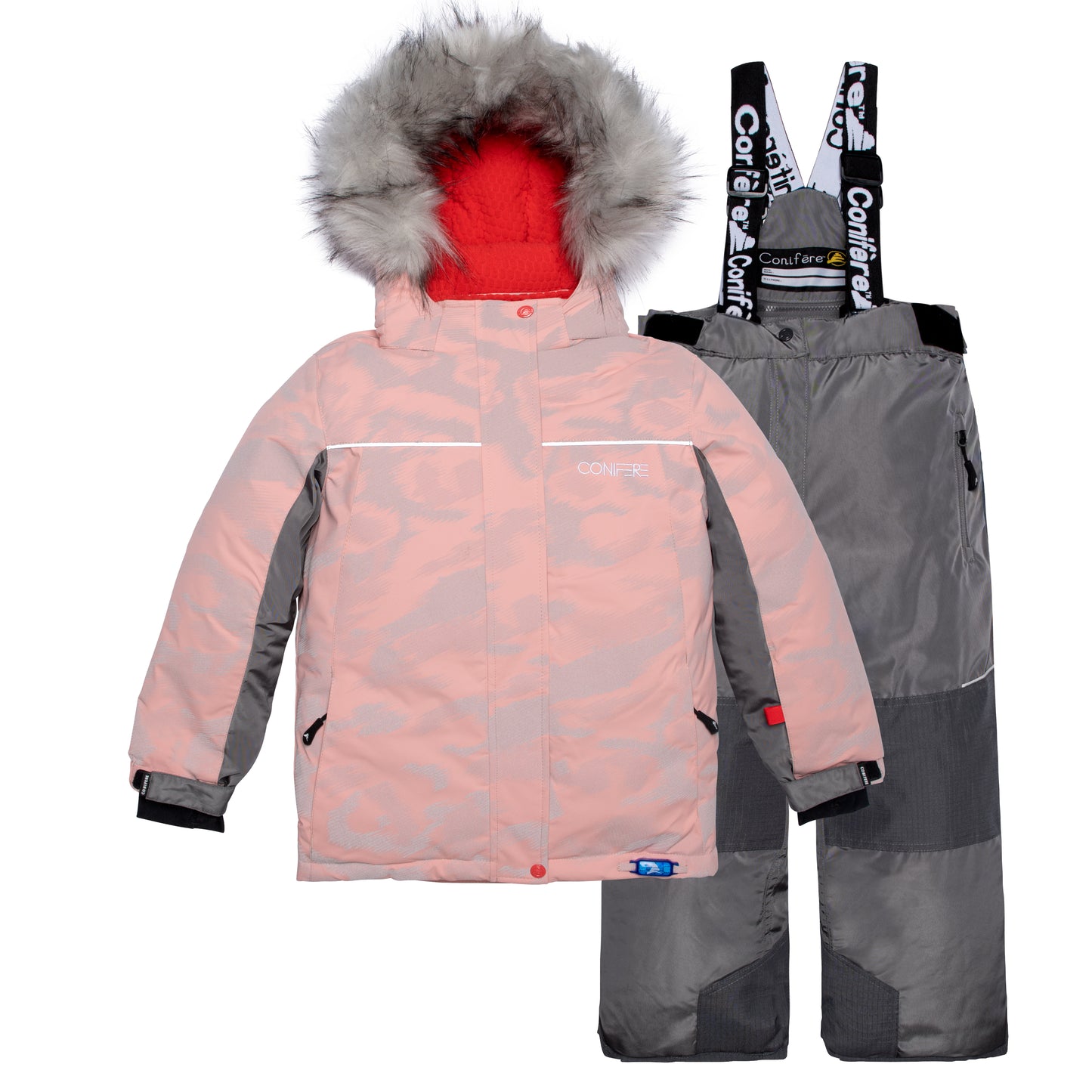 Peach Girls Snowsuit Set