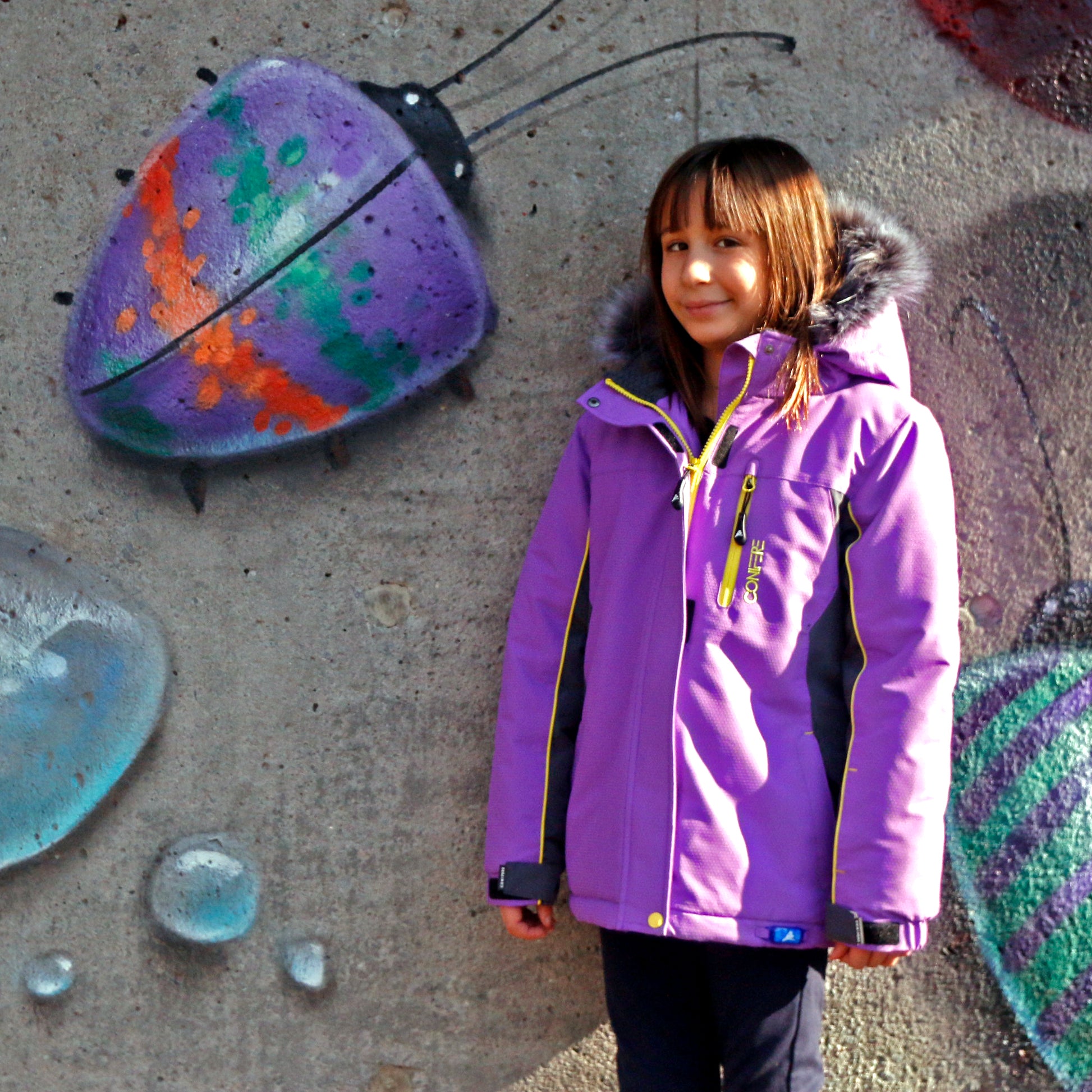 Habit de neige esthétique violet Violet