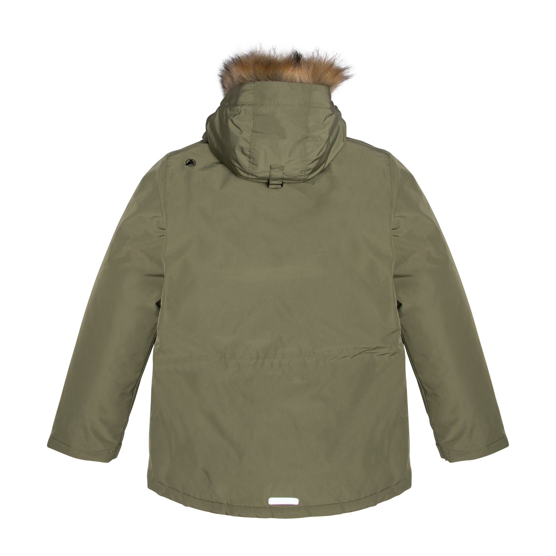 Men's winter jacket with water-repellent shell, removable fur trim, YKK zipper, and adjustable cuffs. Ultrasoft fleece lining for warmth