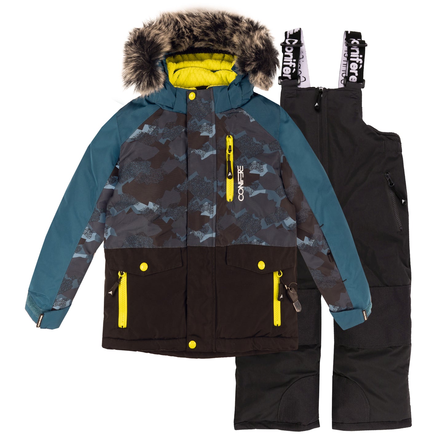 CROOB - Toddler Boys Camou Snowsuit Set