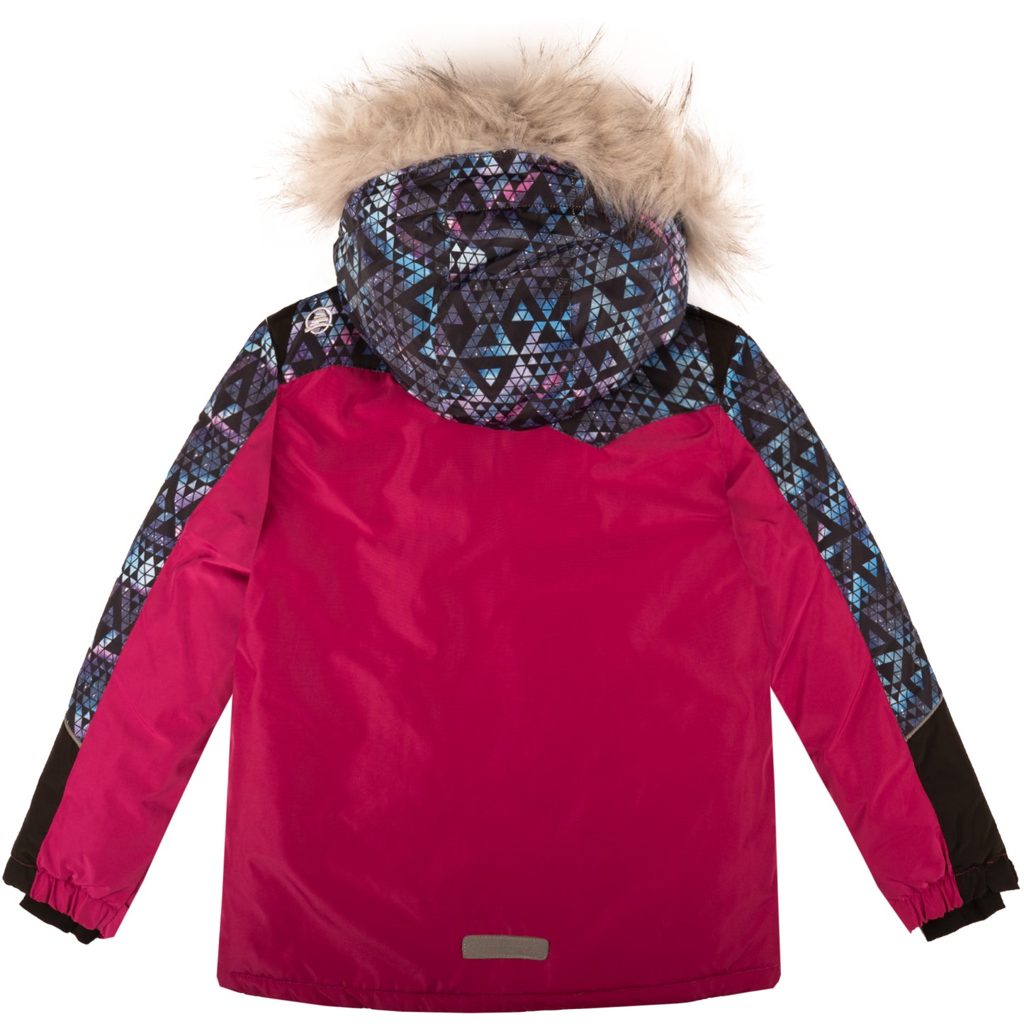 Jacket with -35°C Cold Factor protection, water repellent shell, breathable fabric, wind stopper, removable hood, LED light gadget, fleece body lining, Loft sleeve lining, adjustable cuffs, YKK zipper, snowskirt.