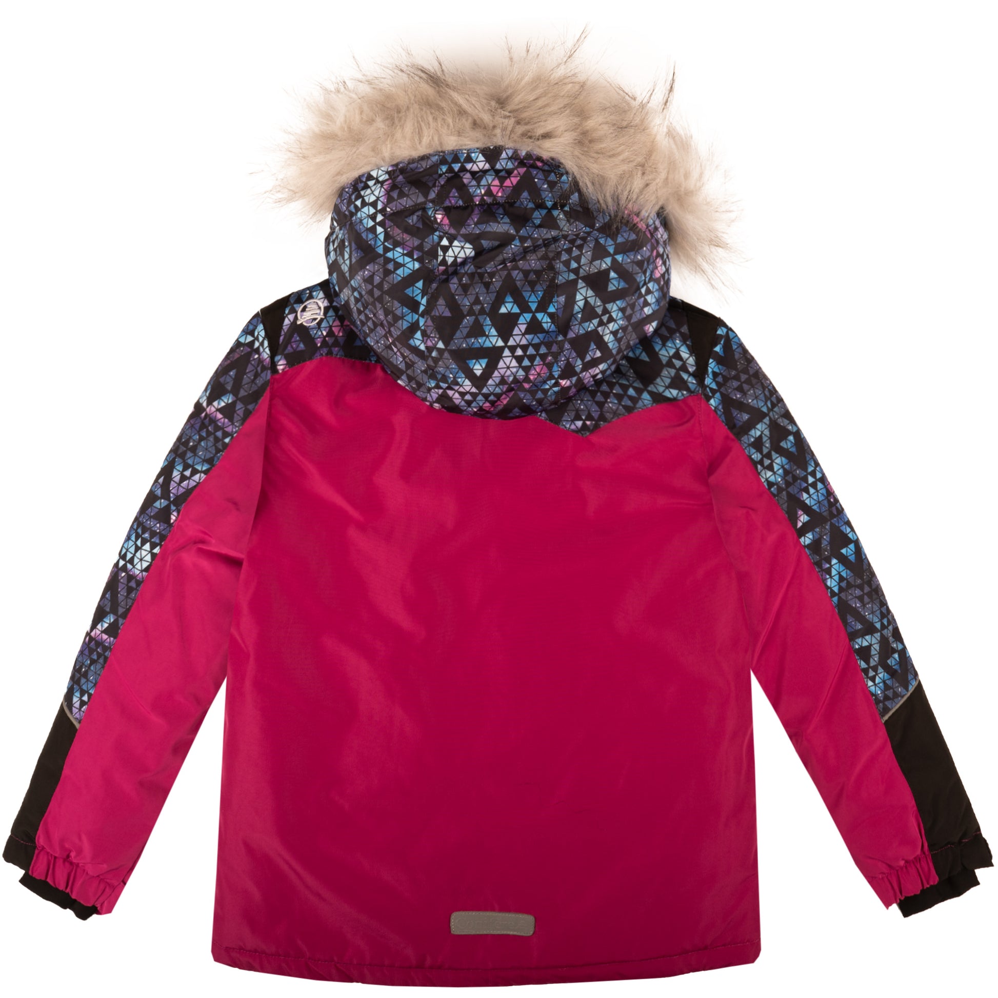 Jacket with -35°C Cold Factor protection, water repellent shell, breathable fabric, wind stopper, removable hood, LED light gadget, fleece body lining, Loft sleeve lining, adjustable cuffs, YKK zipper, snowskirt.