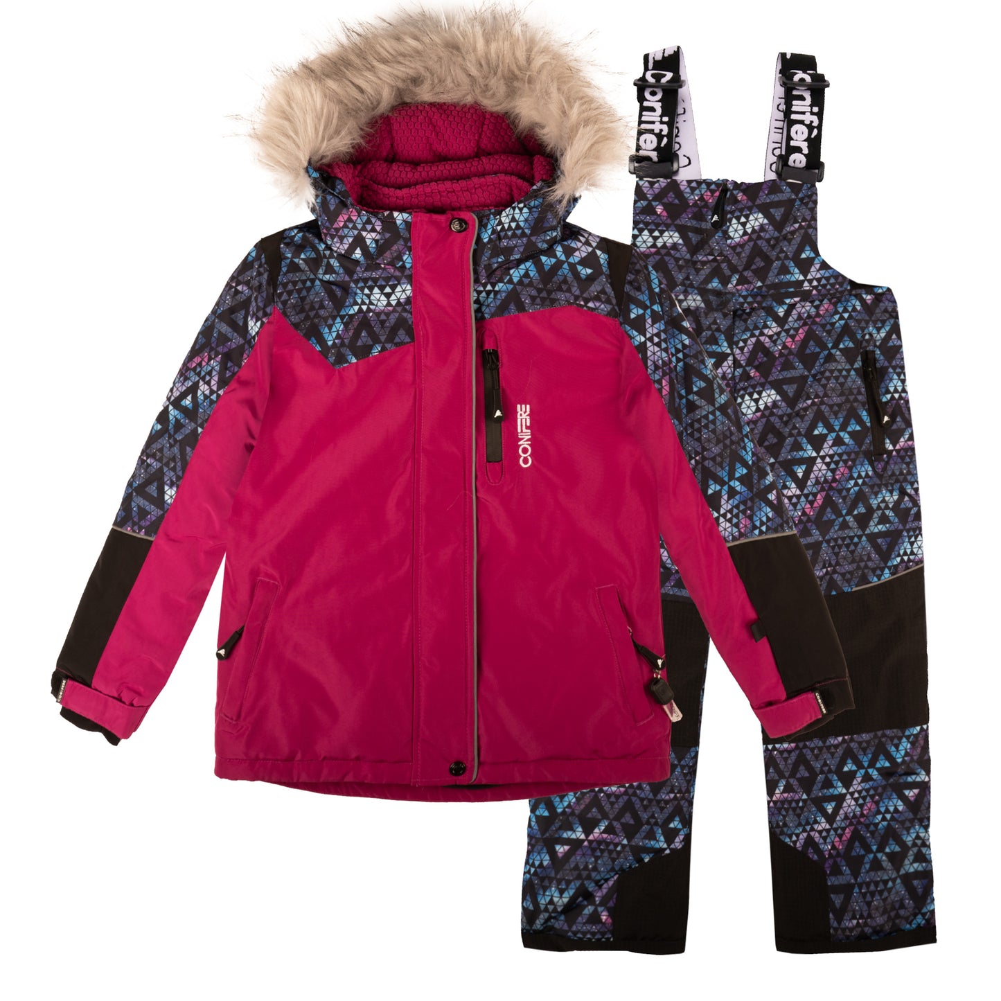 FUJI - Habit de neige fuchsia pour filles