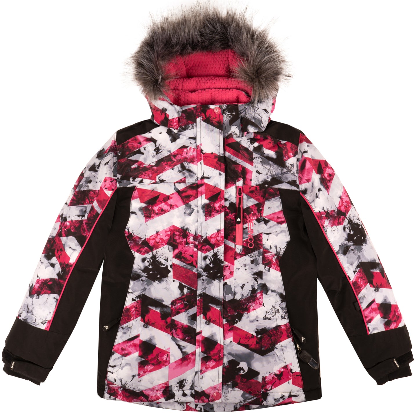 Kids' winter jacket and pants set, cold protection up to -35 C, water repellent shell, LED light zipper gadget, adjustable cuffs, YKK zipper