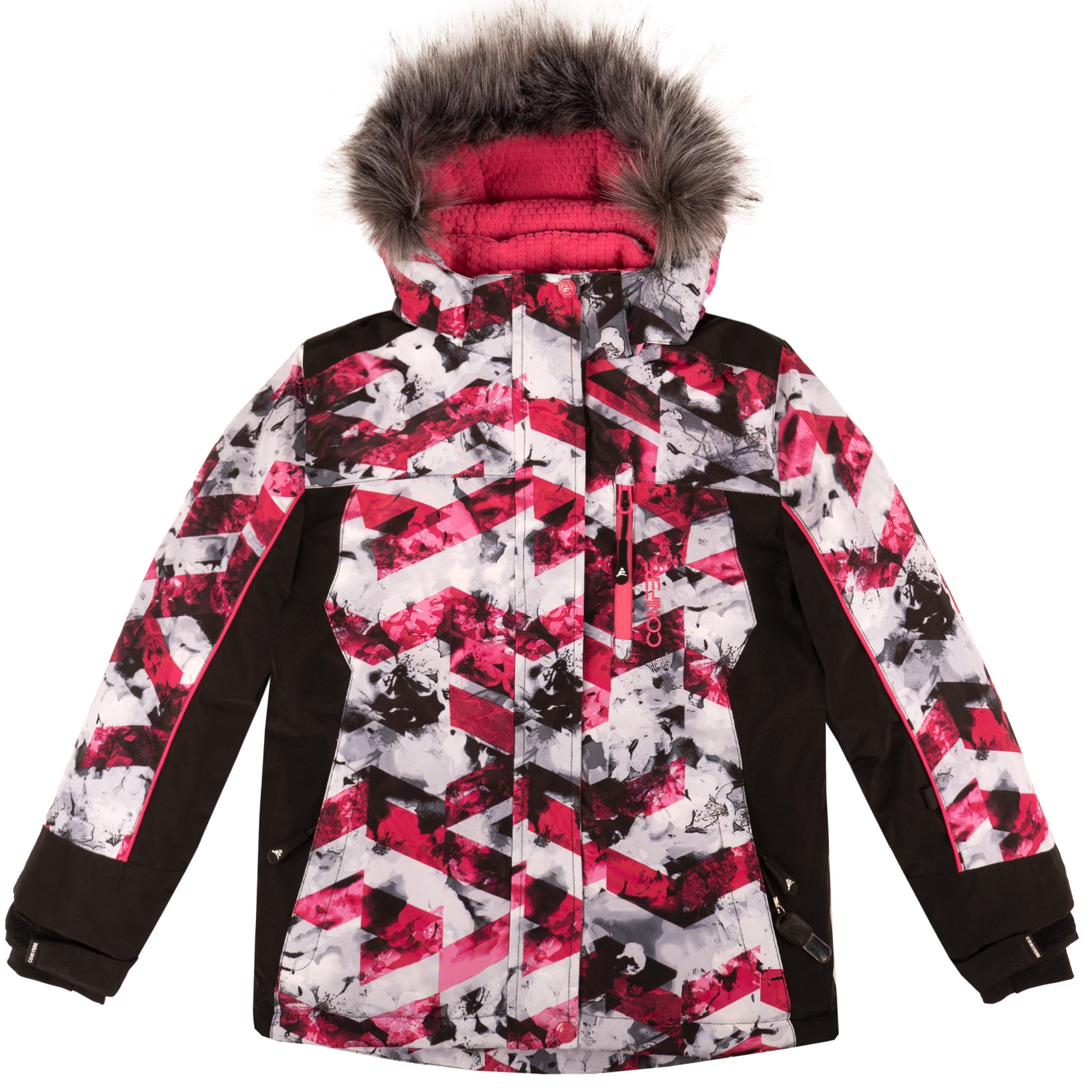 Kids' winter jacket and pants set, cold protection up to -35 C, water repellent shell, LED light zipper gadget, adjustable cuffs, YKK zipper