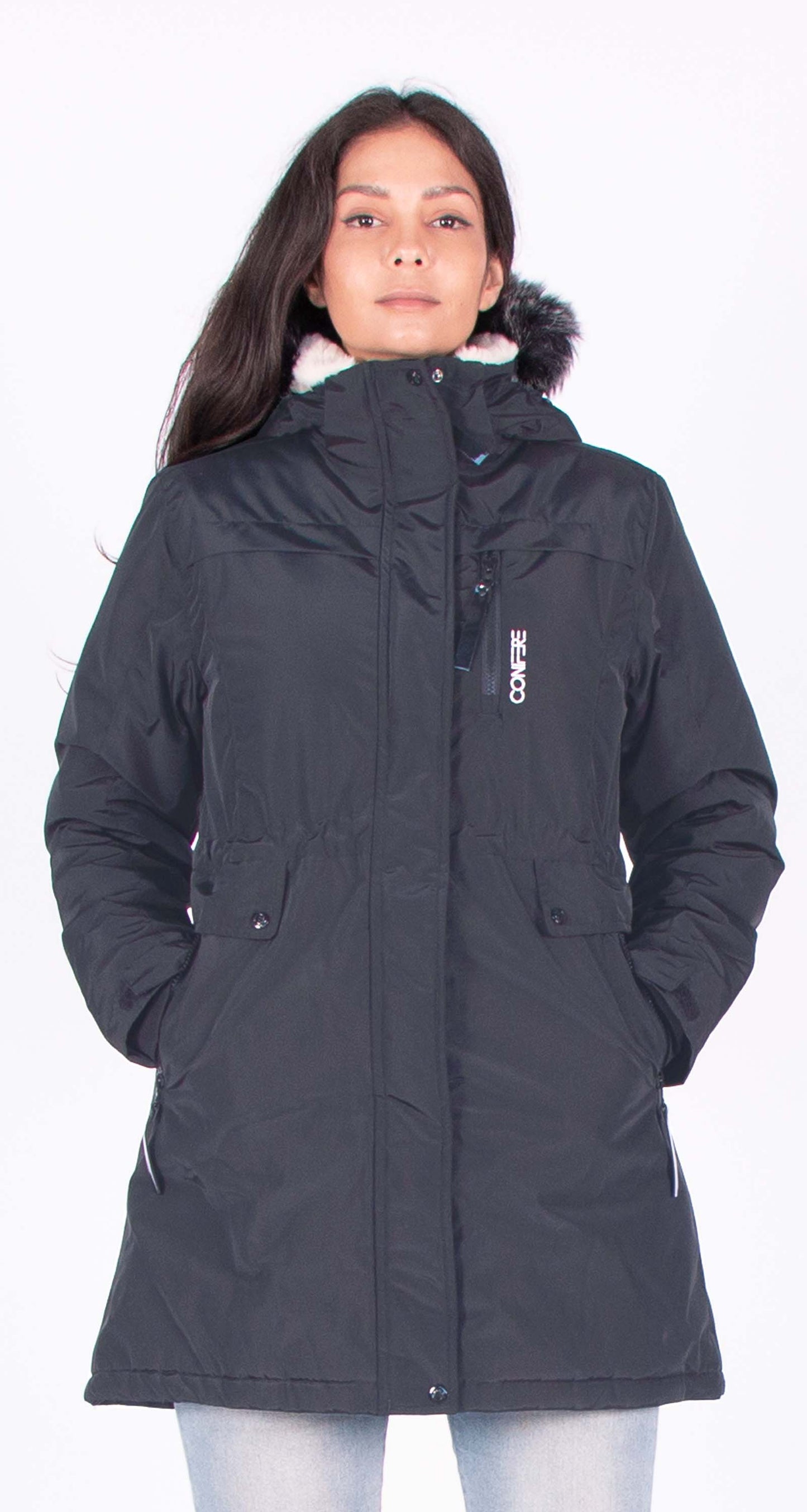 PICEA - Parka grise pour femme
