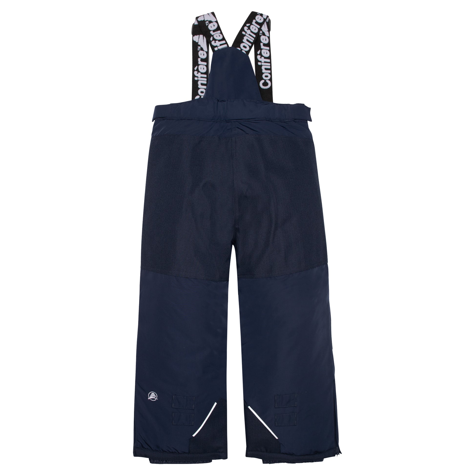Insulated jacket with cold protection up to -35 C, water repellent shell, breathable fabric, removable hood, LED light, fleece lining, adjustable cuffs, YKK zipper, snowskirt. Pants feature adjustable suspenders, reflective piping, elastic waistband, Corduratech reinforcement, adjustable leg hem, side zippers, and removable bib