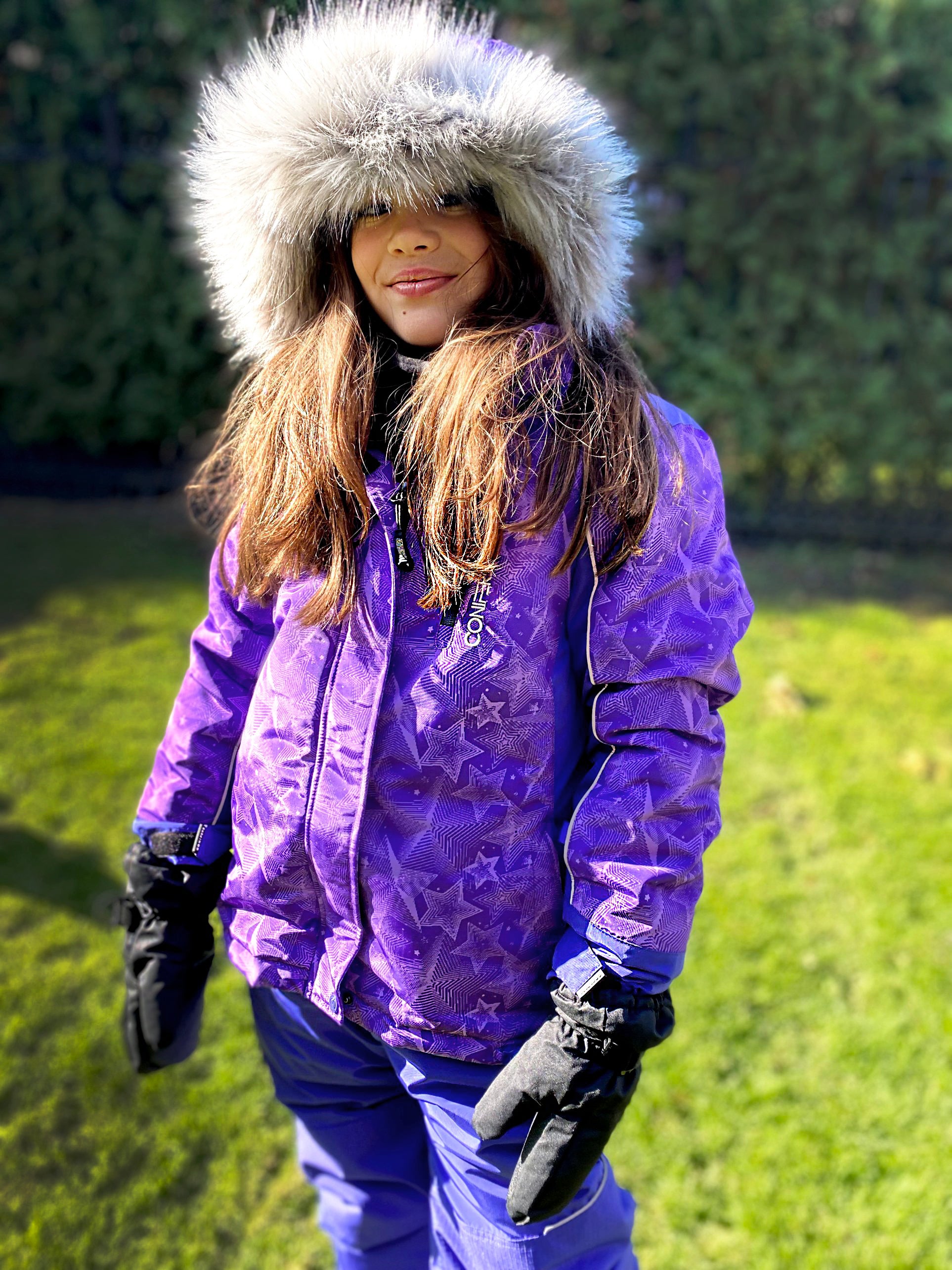 Kids' winter jacket and pants set, cold protection up to -35 C, water repellent shell, LED light zipper gadget, adjustable cuffs, YKK zipper