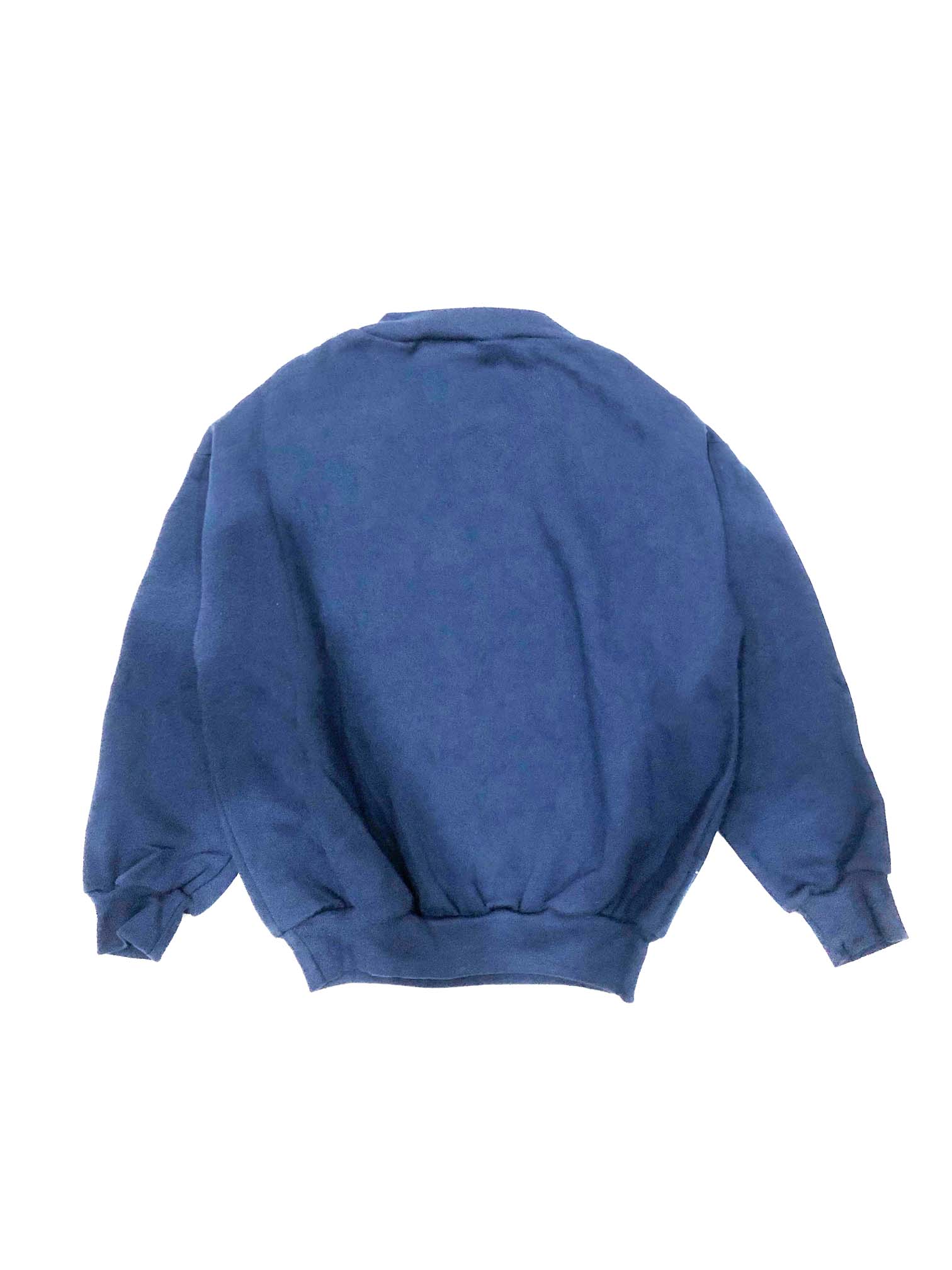 Made in Canada sweatshirt, cotton blend jersey with fleece underside, relaxed fit.